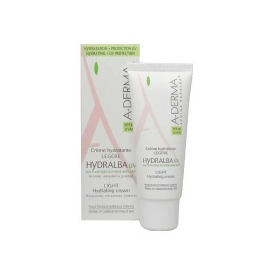 A-DERMA CRÈME HYDRATANTE UV LEGERE HYDRALBA