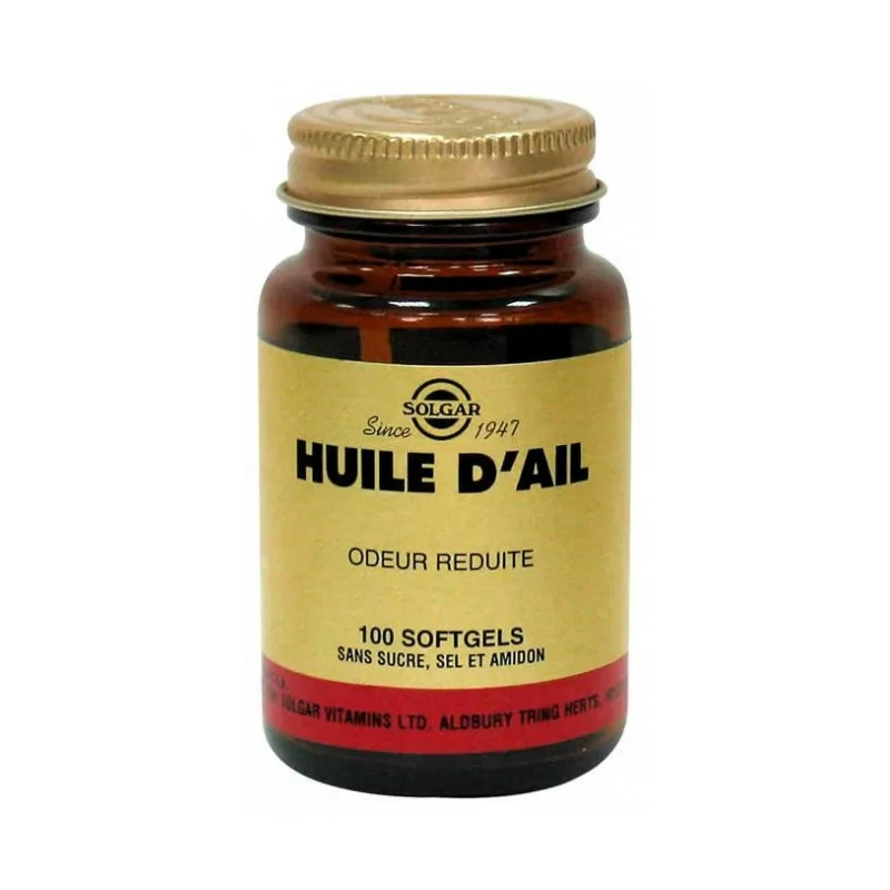 Solgar Huile D'Ail Softgels B/100