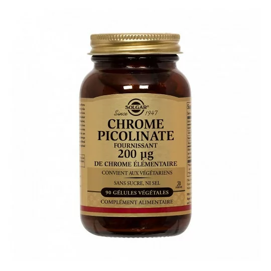 Solgar Chrome Picolinate 200MCG B/90