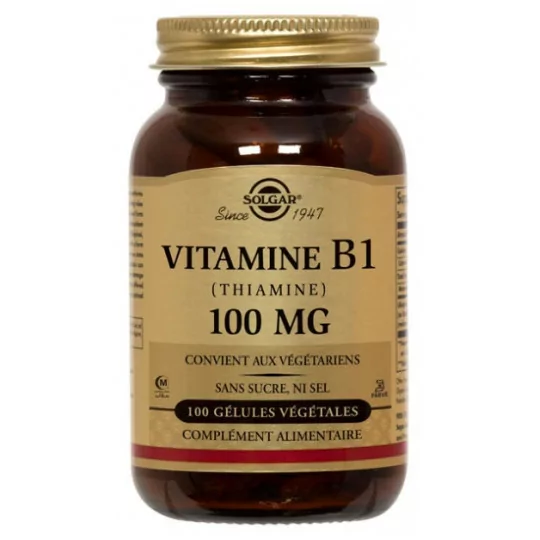 Solgar Vit B1 Thiamine 100mg B/100