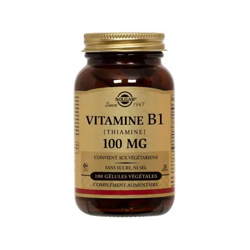 Solgar Vit B1 Thiamine 100mg B/100