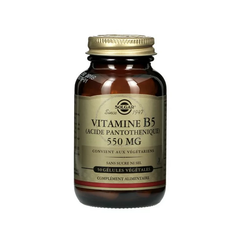 Solgar Vit B5 Pantothe. 550MG B/50