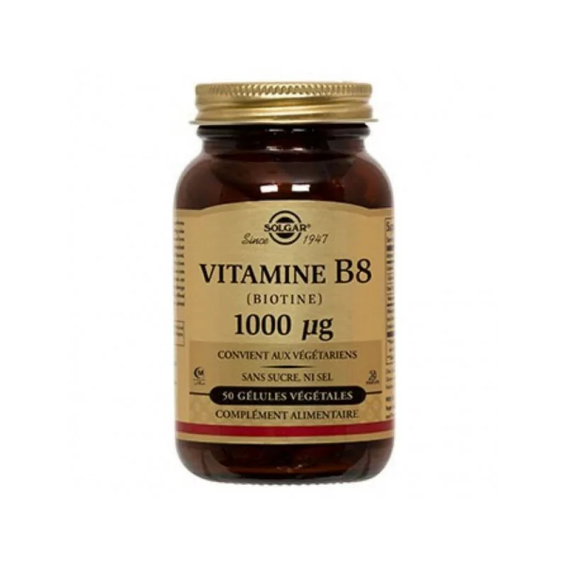 Solgar Vit B8 Biotine 1000MCG B/50