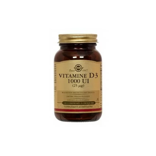 Solgar Vit D3 1000 Ui B/100