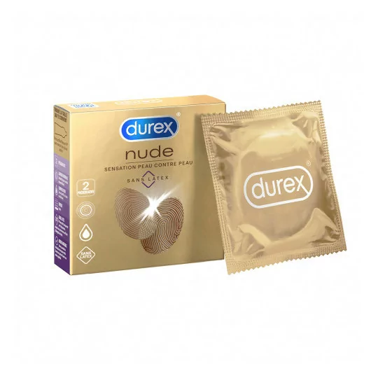 Durex Nude Sans Latex B/2