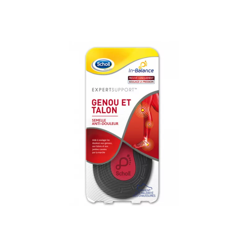 Scholl Semelle Anti-D Genou et Talon T2