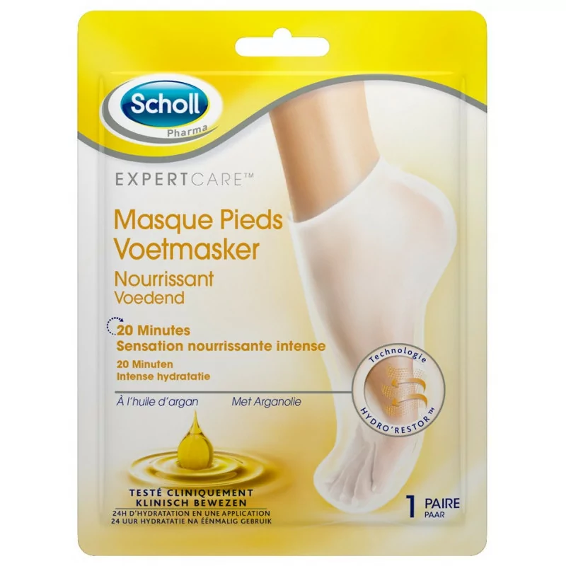 Scholl Masque Pieds Huile Argan