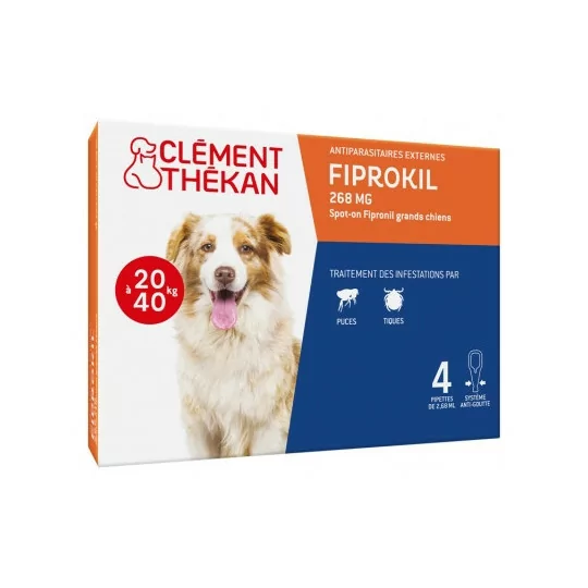 Clement-Thekan Fiprokil 20-40kg 4 doses