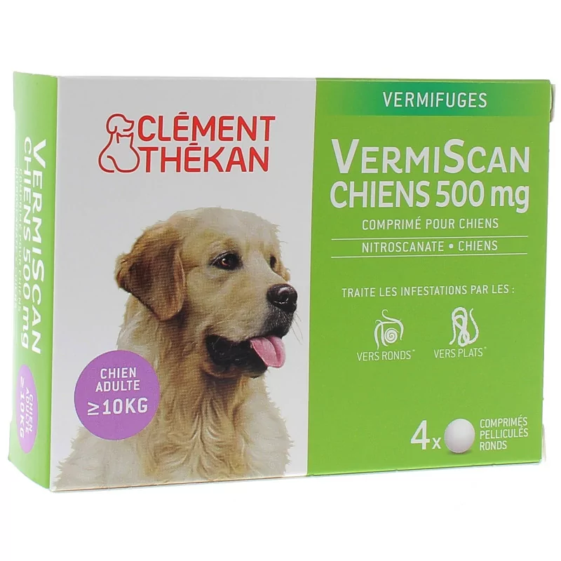 Clement-Thekan Vermiscan Chien +10kg 4cmp