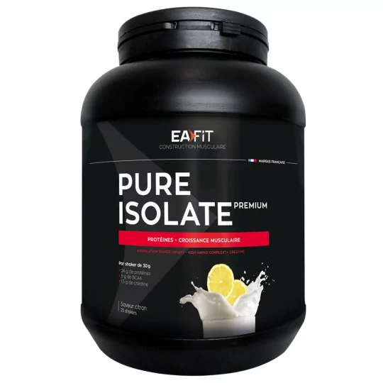 Eafit Pure Isolat Premium Citron Poudre 750g