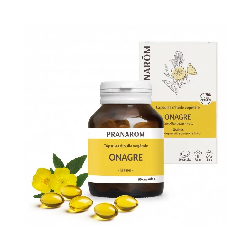 Prânarom Capsules Onagre Bio B/60