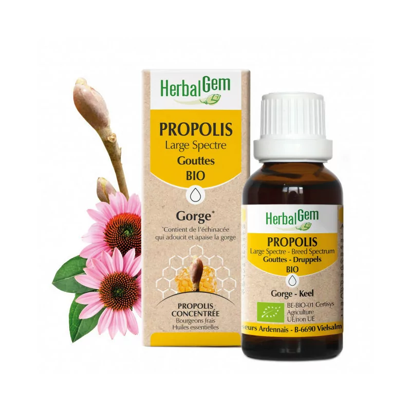 Herbalgem Propolis Spectre Goutte Flacon de 15ml