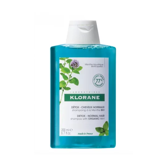 Klorane Shampooing Detox Menthe BIO 200ml