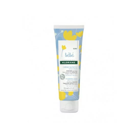 Klorane Bébé Crème Nutritive au Cold Cream 125ml