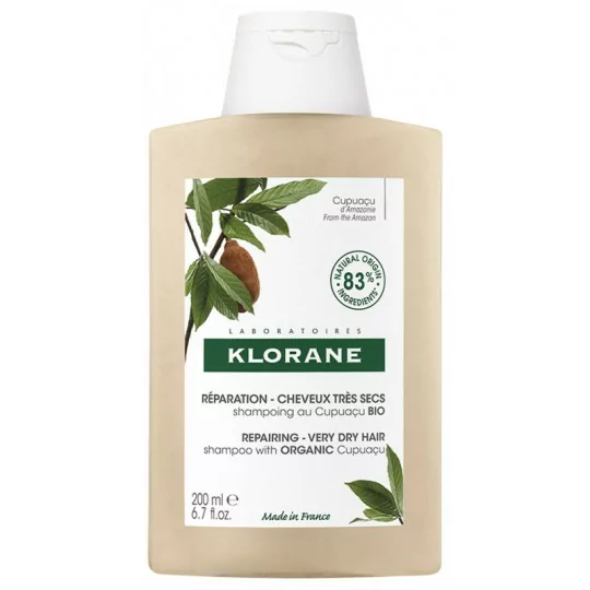 Klorane Shampoing Nutrition&Réparation Cupuaçu BIO 200ml