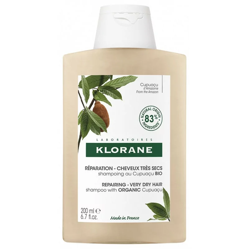 Klorane Shampoing Nutrition&Réparation Cupuaçu BIO 200ml