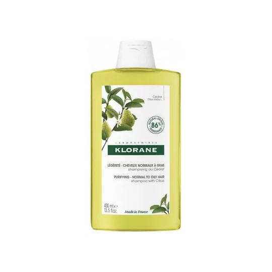 Klorane Shampooing Clarifiant au pulpe de CEDRAT 400ml