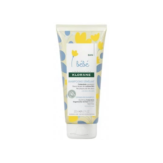 Klorane Shampooing Bébé Démêlant au Calendula 200ml