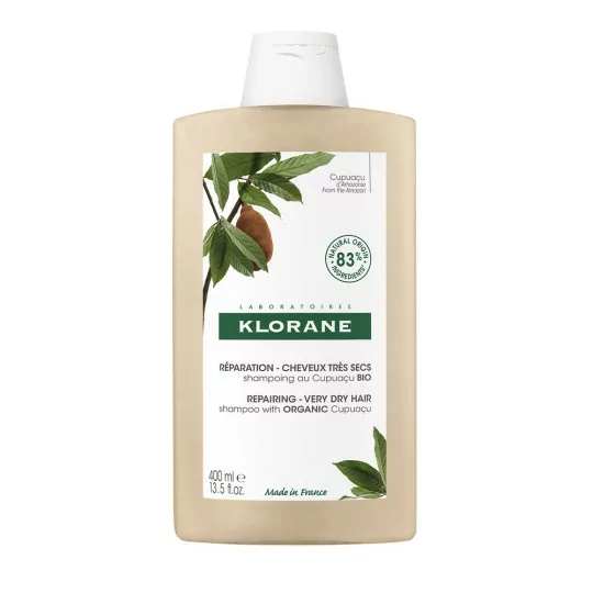 KLORANE Shampooing Bio au beurre de Cupuaçu 400ml