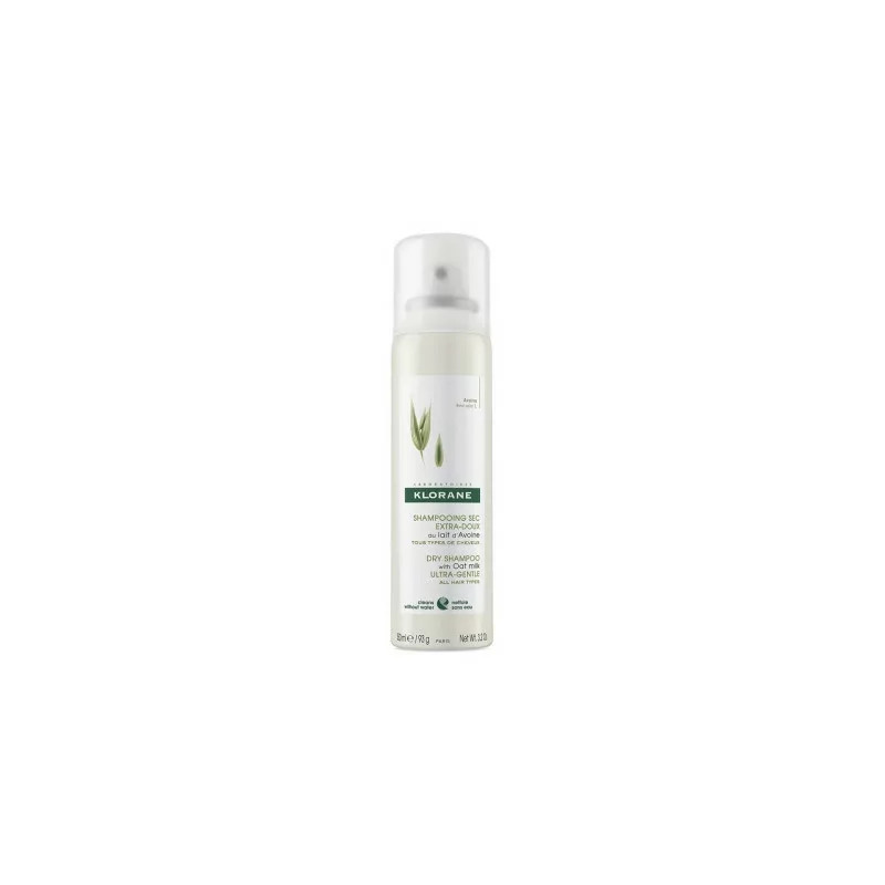 Klorane Shampoing Sec Spray Extra-Doux au Lait d'Avoine 150ml