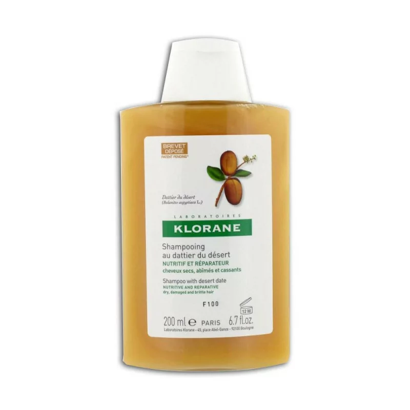 Klorane shampooing réparateur au dattier du desert 200ml