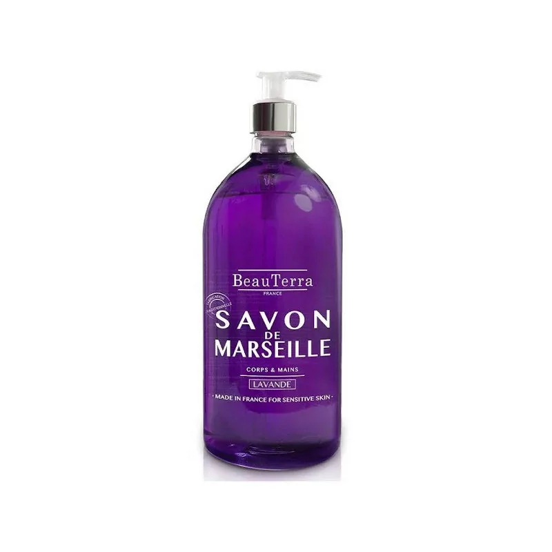 Beauterra Savon Liquide de marseille Lavande 300ML