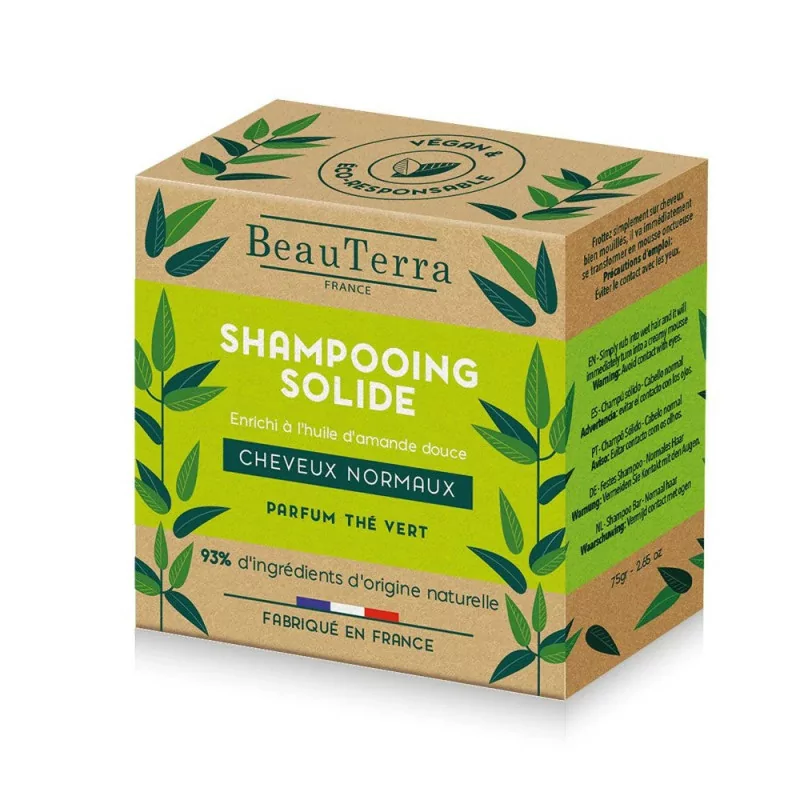 Beauterra Shampoing Solide Normaux 75g