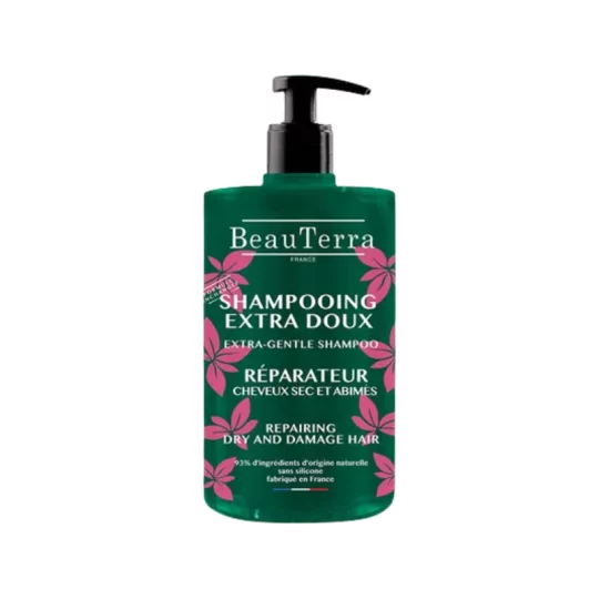 Beauterra Shampoing Réparateur Cheveux Secs & Abimés 750ml