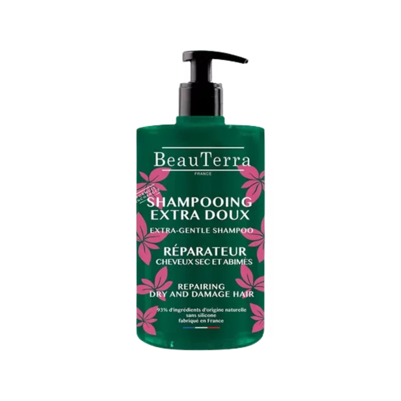 Beauterra Shampoing Réparateur Cheveux Secs & Abimés 750ml