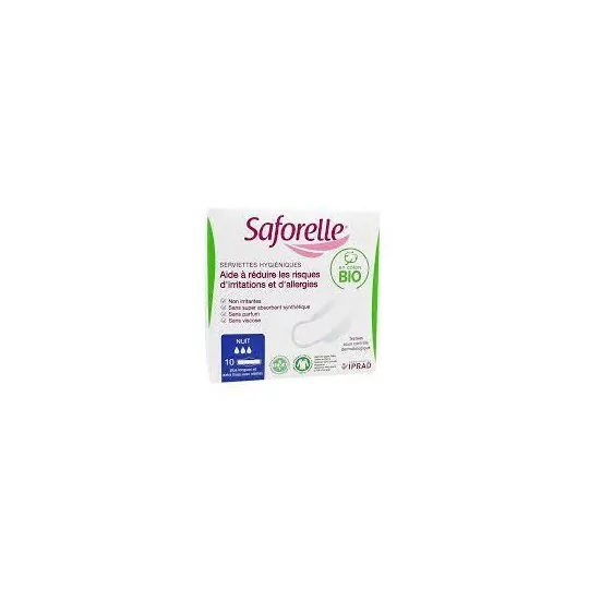 Saforelle Serviette Hygiènique Nt C.b 10