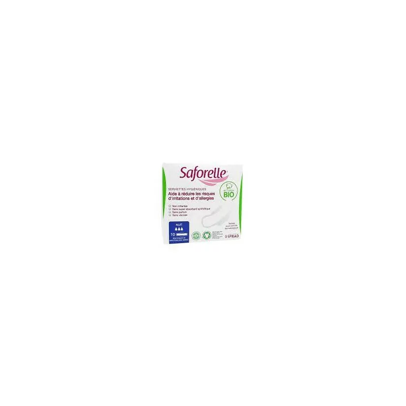 Saforelle Serviette Hygiènique Nt C.b 10