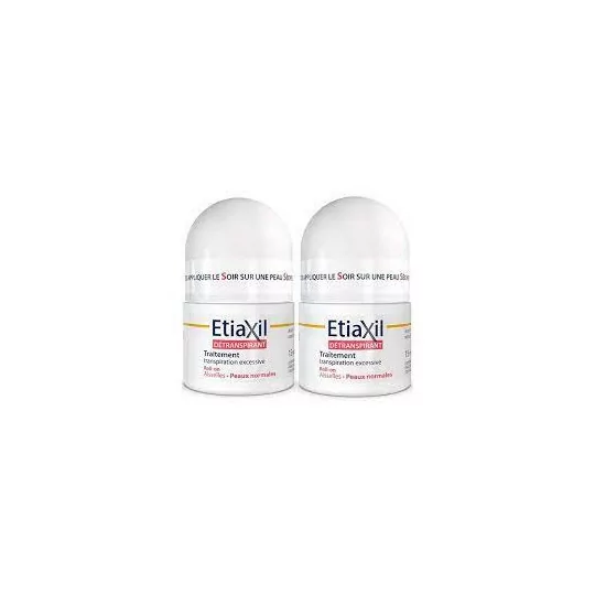 ETIAXIL DETR AISSELLES PEAU NORMAL LOT DE 2