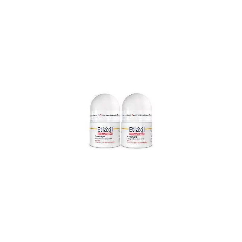 ETIAXIL DETR AISSELLES PEAU NORMAL LOT DE 2