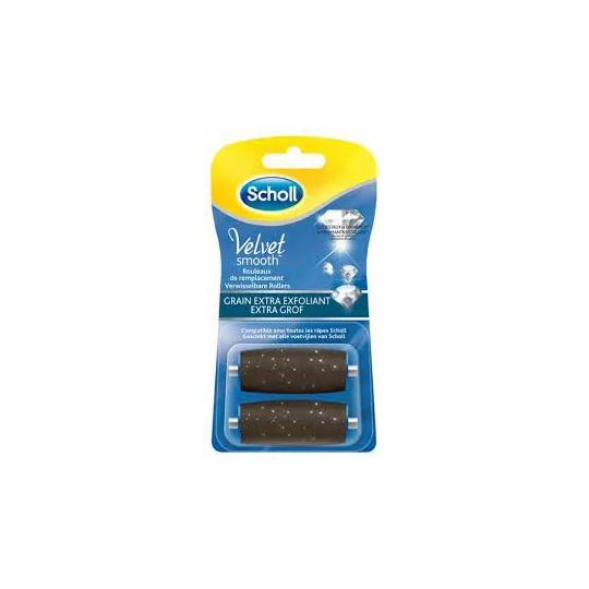 Scholl Velvet Rouleaux Recharge Extra Exfoliant x2