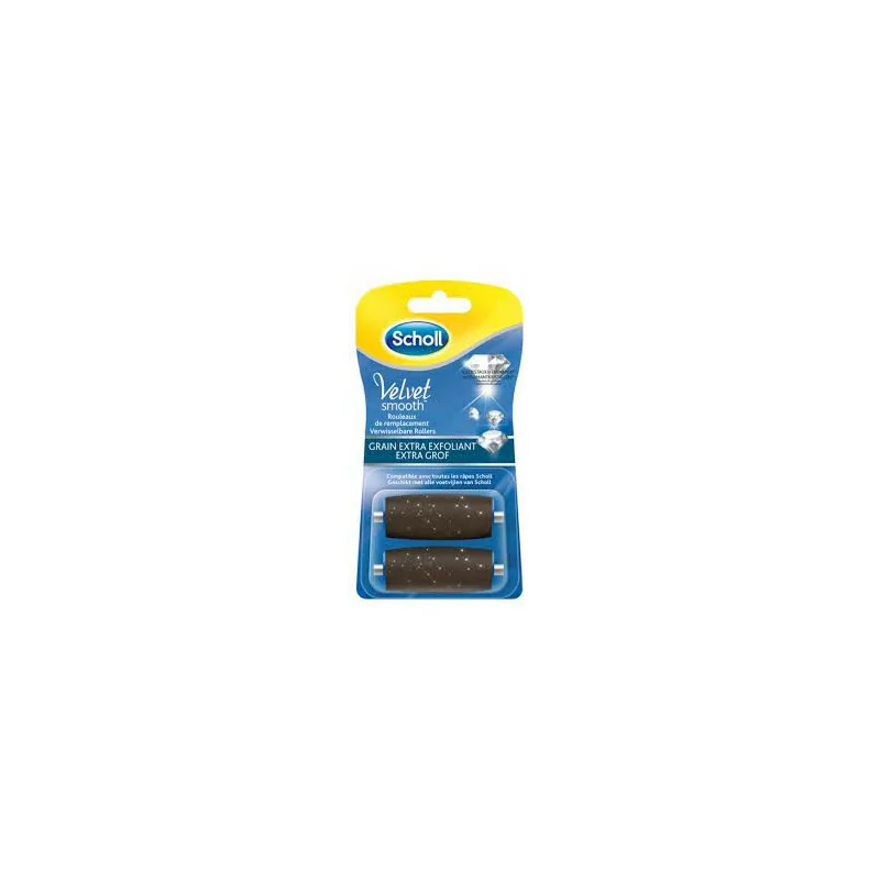 Scholl Velvet Rouleaux Recharge Extra Exfoliant x2