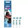 Oral-B Lot de 3 têtes de rechange pour brosse à dents Kids Star Wars