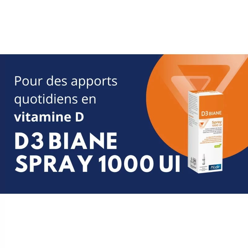 Pileje D3 Biane Spray 1000ui Sublingual 20ml