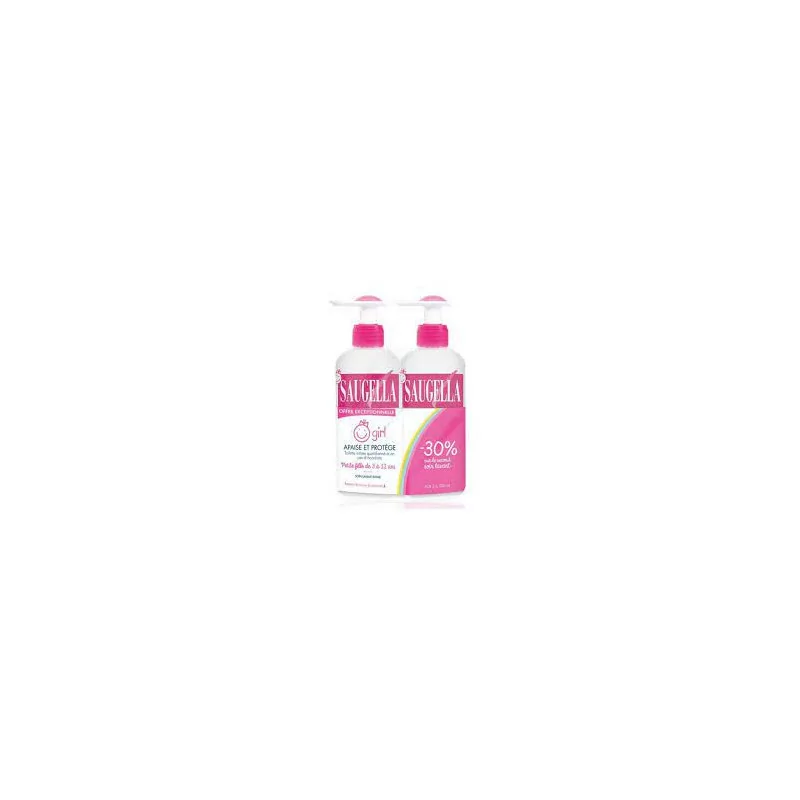 Saugella Girl Gel Lavant 200ml x 2