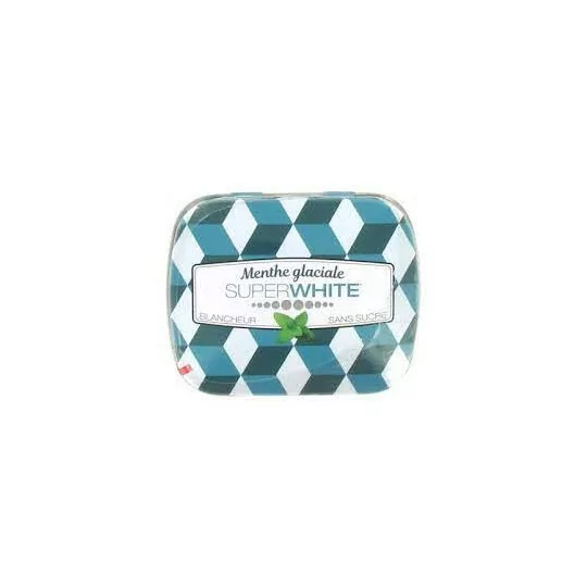 Superwhite fresh mini mints menthe glaciale