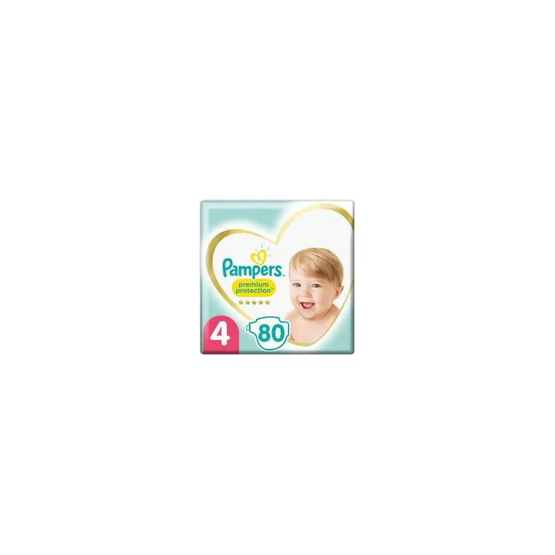 Pampers Couches - Premium Protection - Taille 4 x80