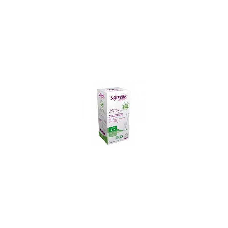 Saforelle Coton Protect 14 Tampons Super avec Applicateur