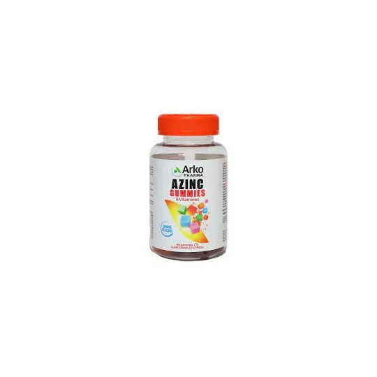 Azinc adultes 60 Gummies multi vitamine