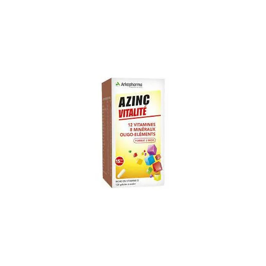 Azinc Forme & Vitalité Adulte 120 Gélules