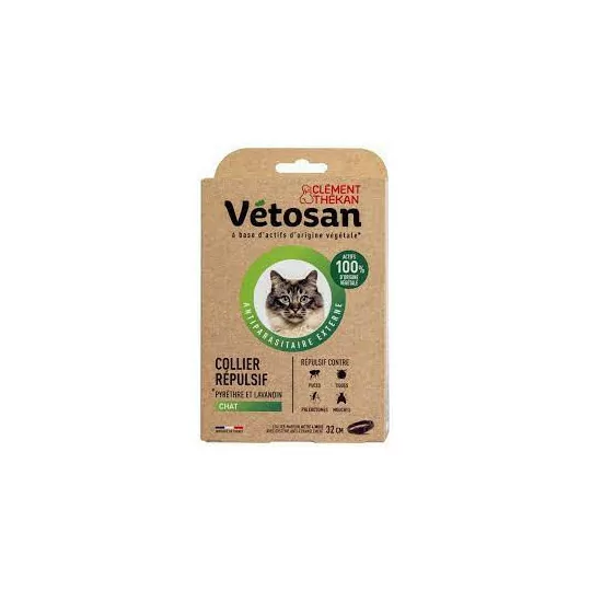 Vétosan collier répulsif chat