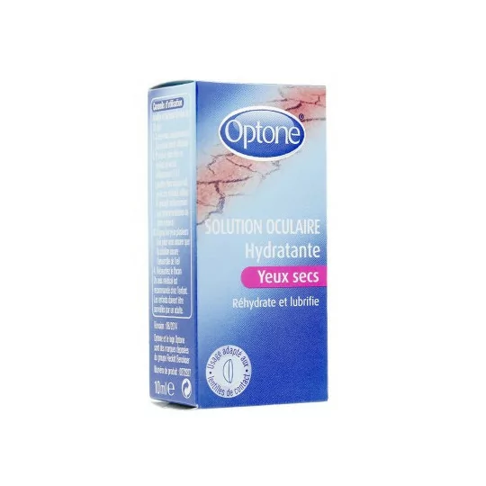 Optone Sol Occul Hydr Yeux Secs Fl10ml