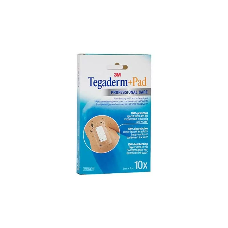 Tegaderm Pad Pans 5x7cm Bt10