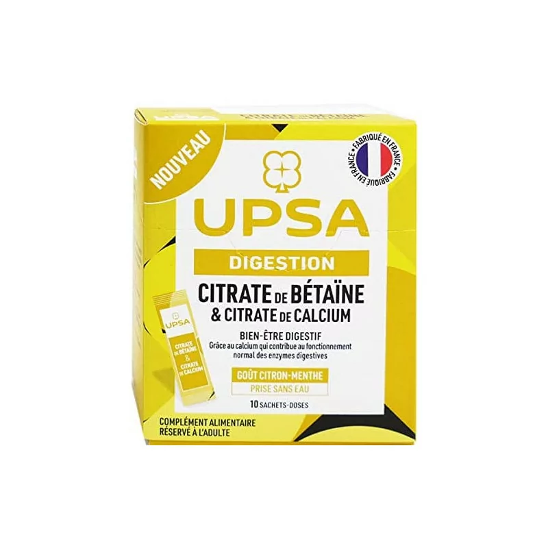 upsa citrate de betaine & citrate de calcium lot de 3