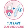 Mouche Bébé Manuel Ergonomique, Sûr et Hygiénique, Réduit Le Risque De Sinusites et Otites x2