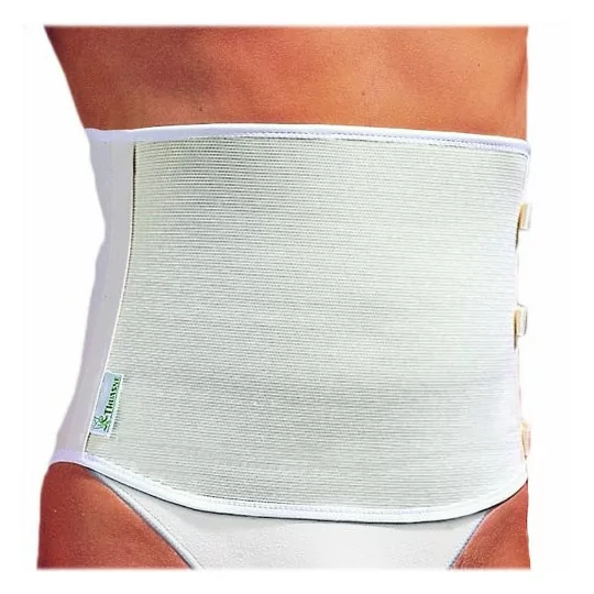 Ceinture de soutien abdominal en tissu spécial indémaillable pour stomisés Stomex® tour de taille de 60 à 70 cm