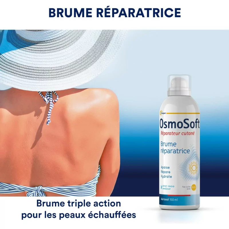 OSMO SOFT - Réparateur cutané - Brume réparatrice - Apaise, Répare et hydrate - Dès 3 ans - Aérosol - 150 ml